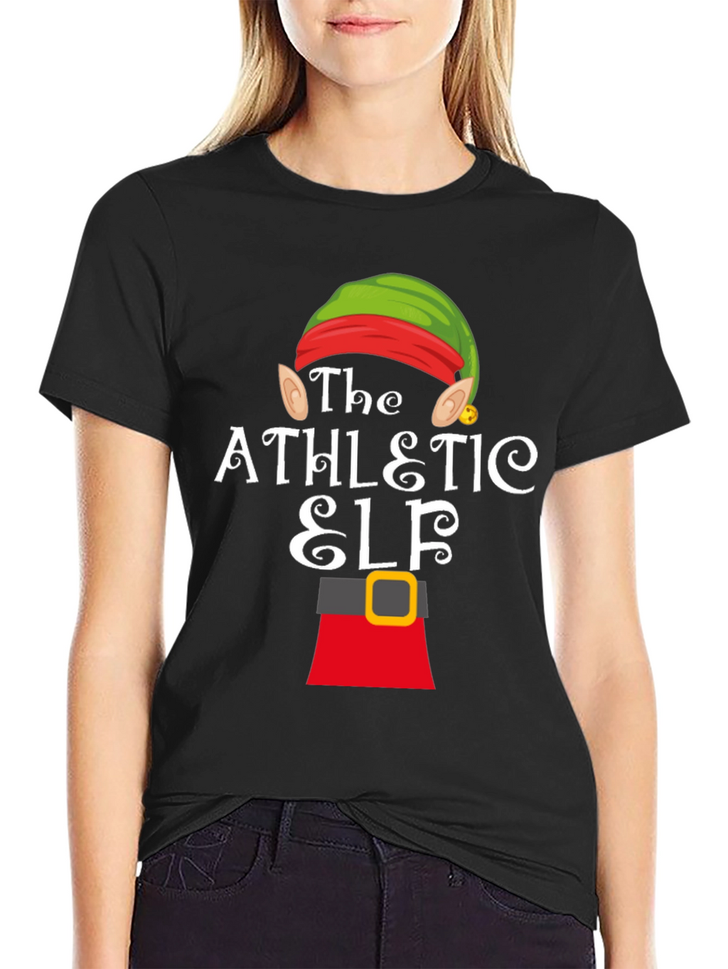 Athletic Elf Christmas T-Shirt