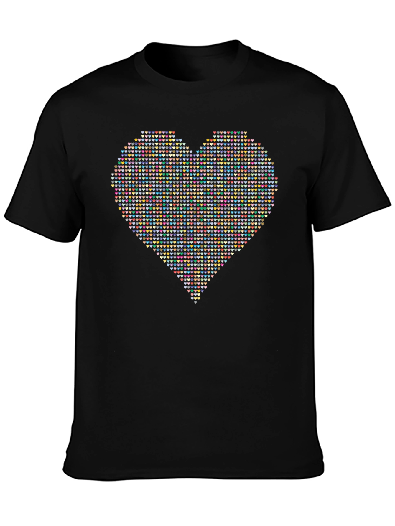 Heart Pixel Art T-Shirt - Soft Cotton Blend
