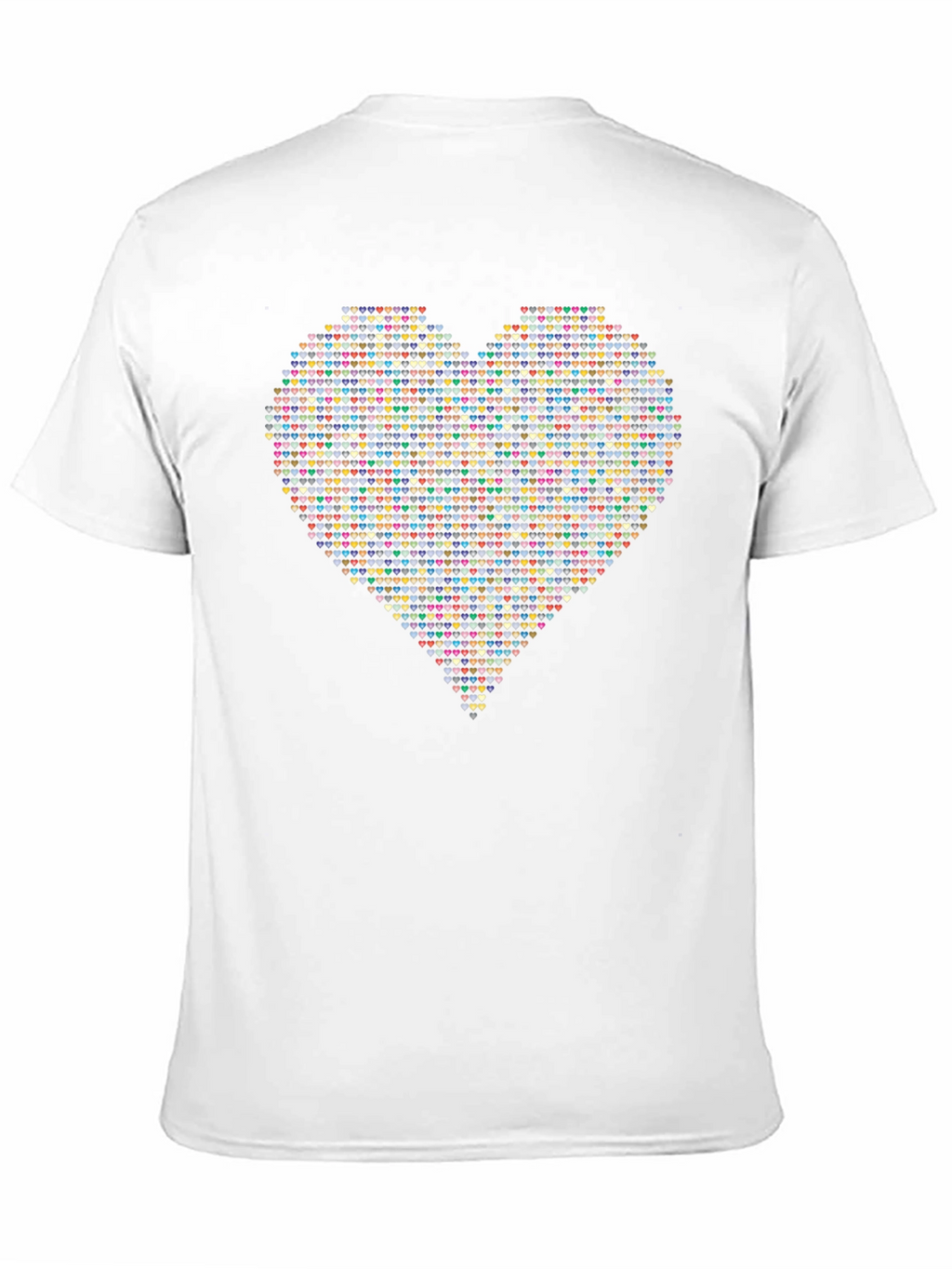 Heart Pixel Art T-Shirt - Soft Cotton Blend