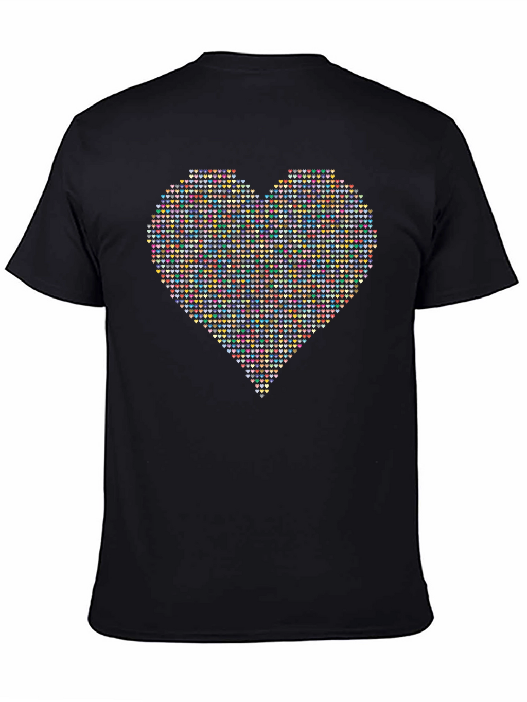 Heart Pixel Art T-Shirt - Soft Cotton Blend