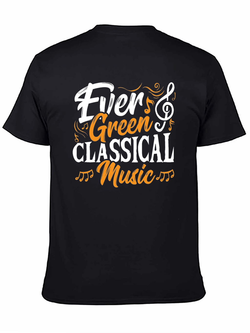 Ever Green Classical Music Graphic Tee Shirt