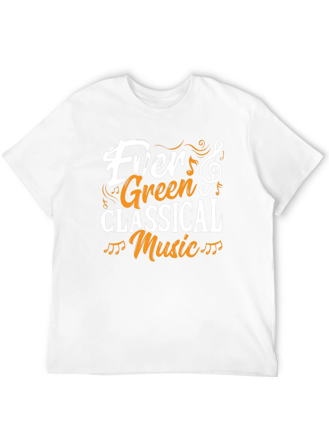 Ever Green Classical Music Graphic Tee Shirt