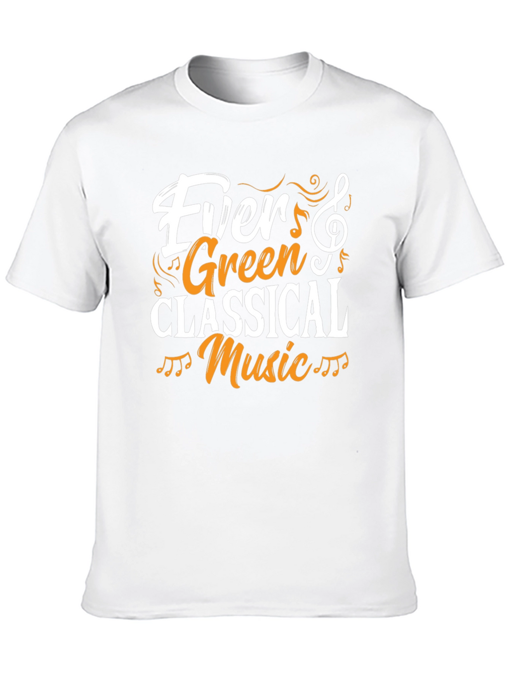 Ever Green Classical Music Graphic Tee Shirt