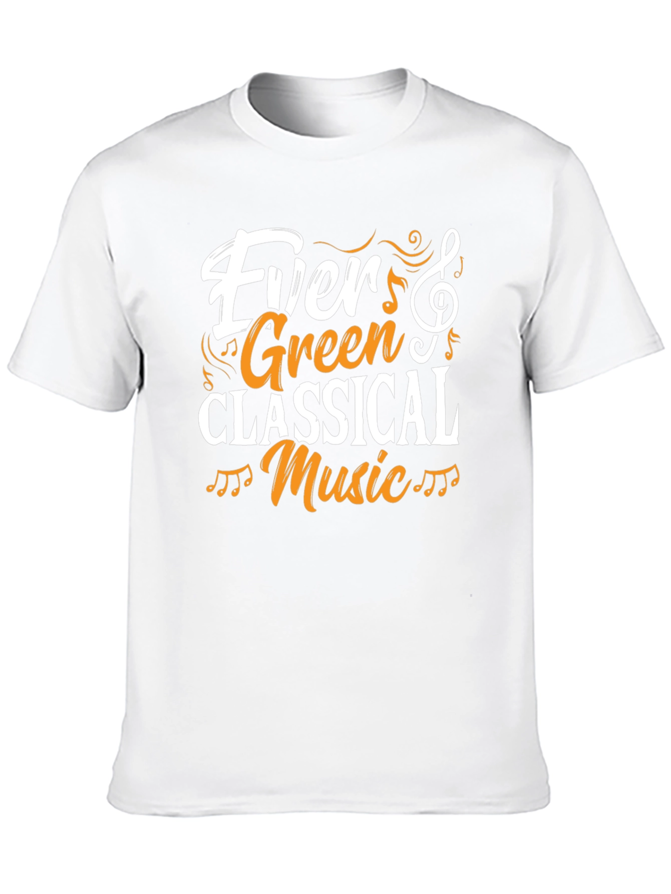 Ever Green Classical Music Graphic Tee Shirt
