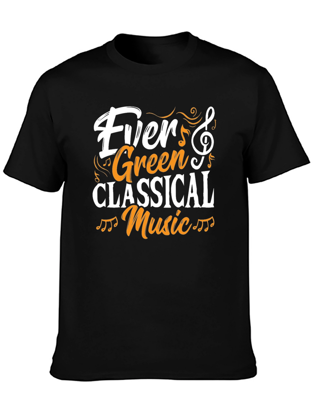Ever Green Classical Music Graphic Tee Shirt
