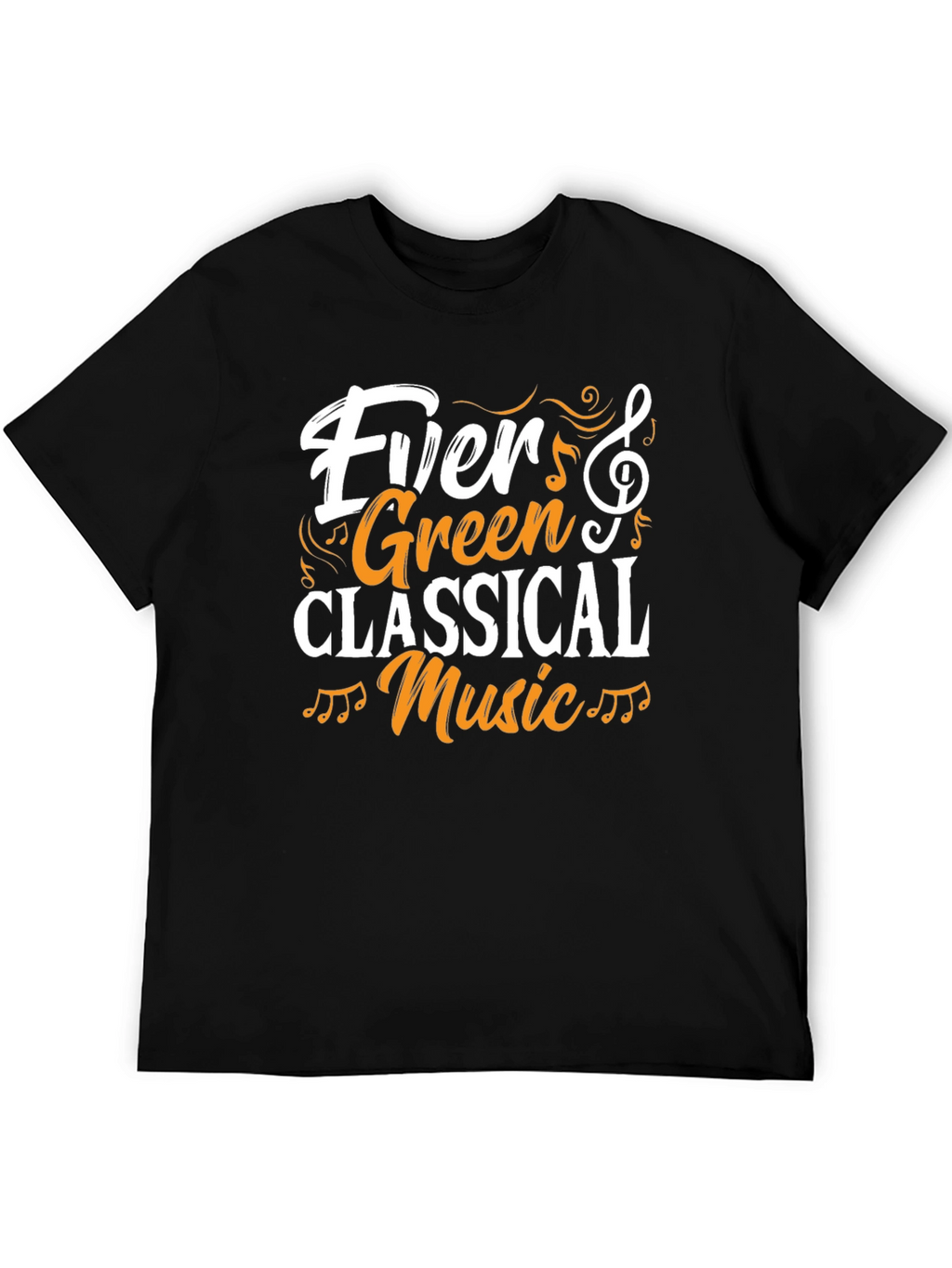 Ever Green Classical Music Graphic Tee Shirt