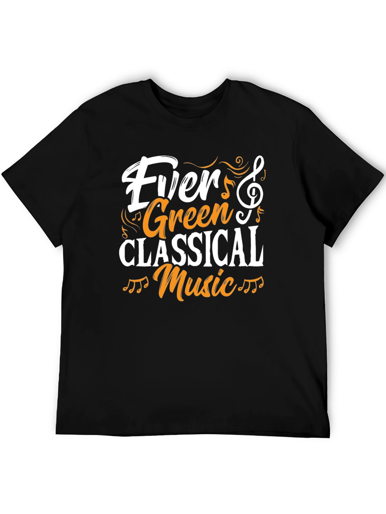 Ever Green Classical Music Graphic Tee Shirt