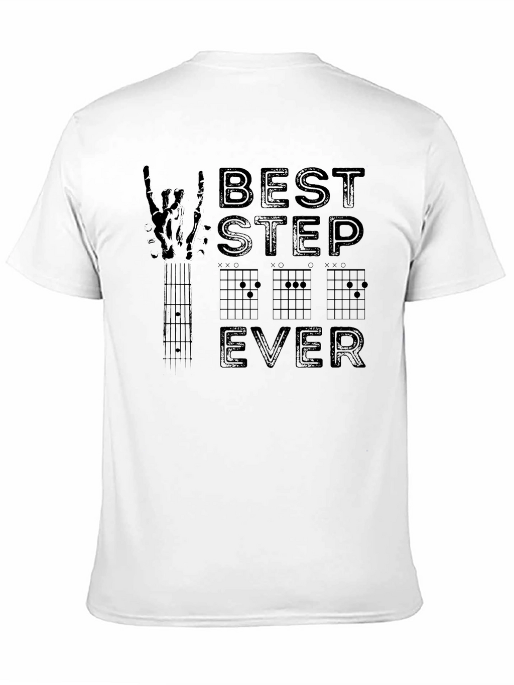 Best Stepdad Ever Guitar Chord T-Shirt