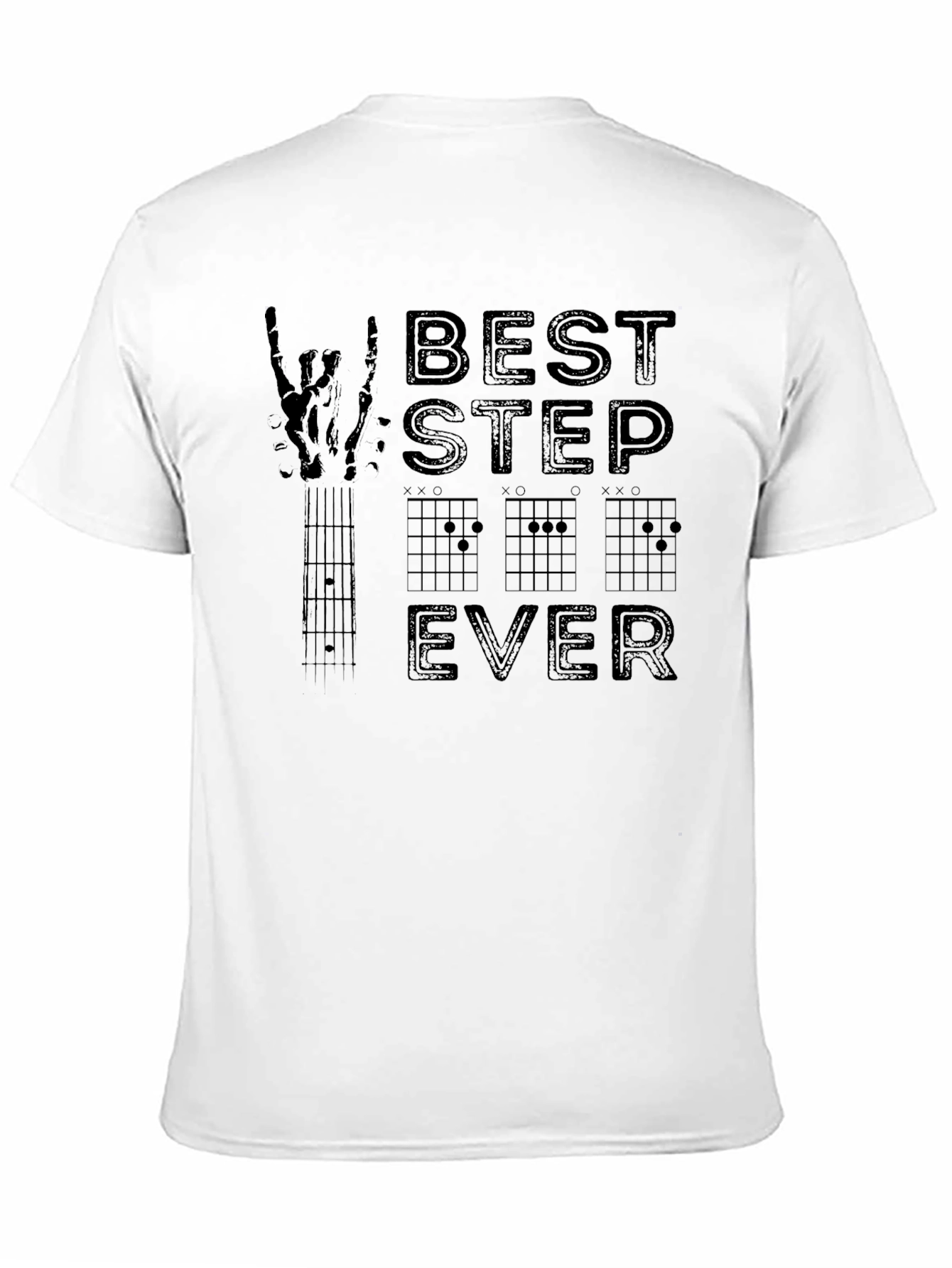 Best Stepdad Ever Guitar Chord T-Shirt