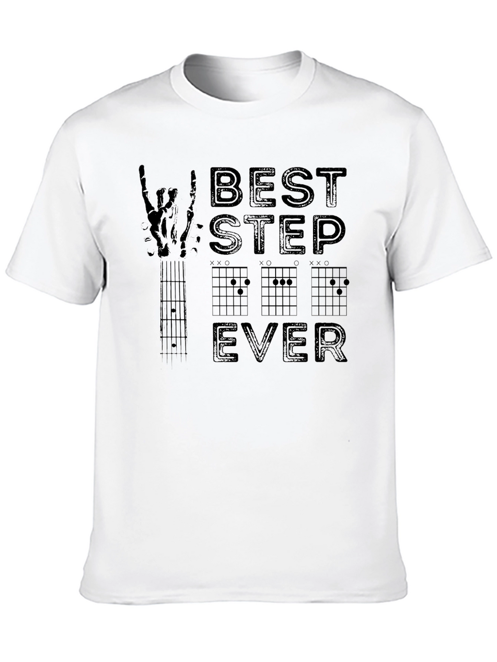 Best Stepdad Ever Guitar Chord T-Shirt