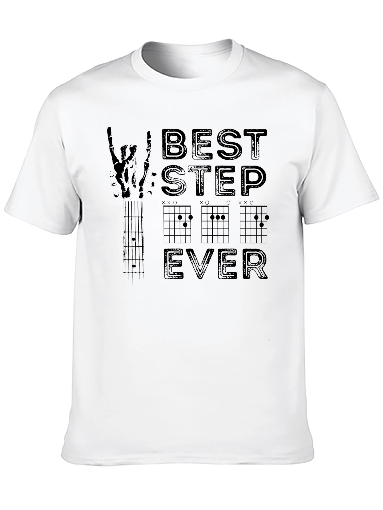 Best Stepdad Ever Guitar Chord T-Shirt