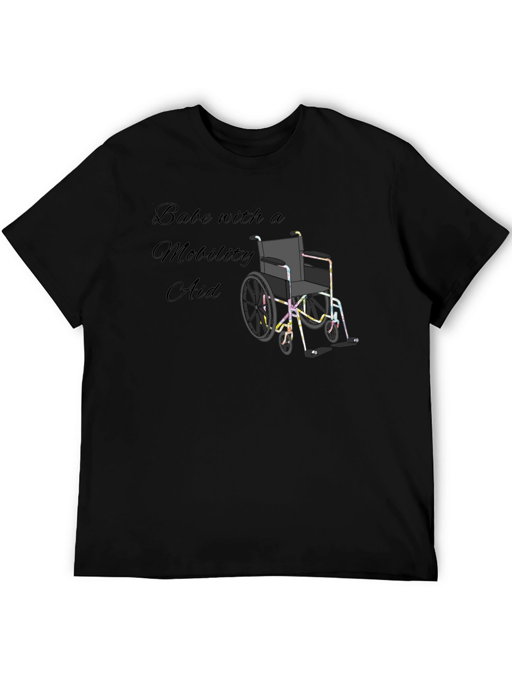 Babe with a Mobility Aid Unisex T-Shirt