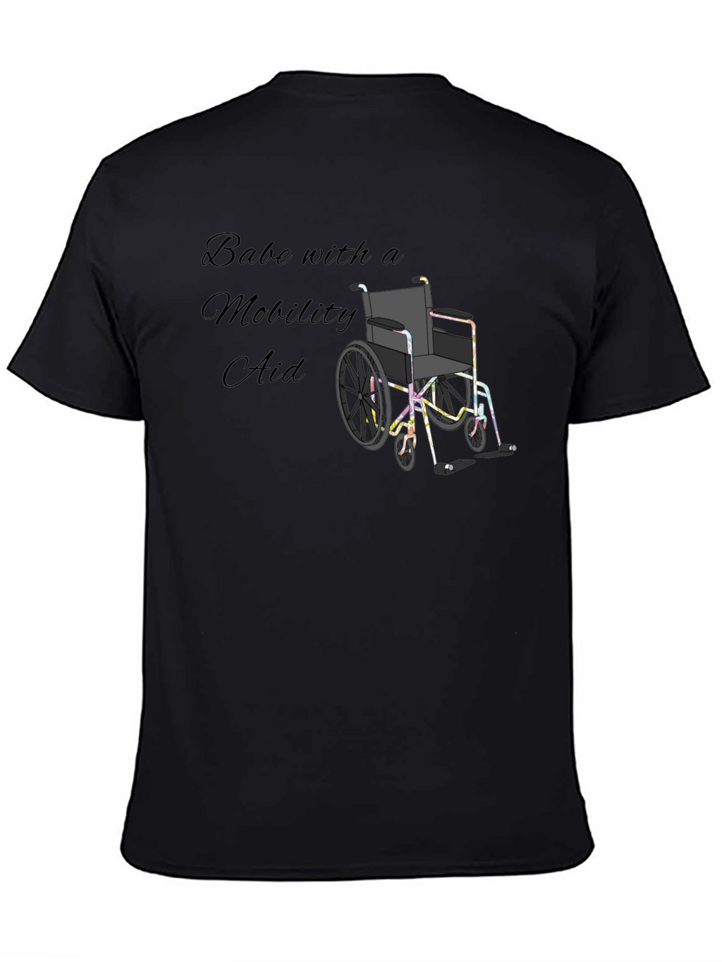 Babe with a Mobility Aid Unisex T-Shirt