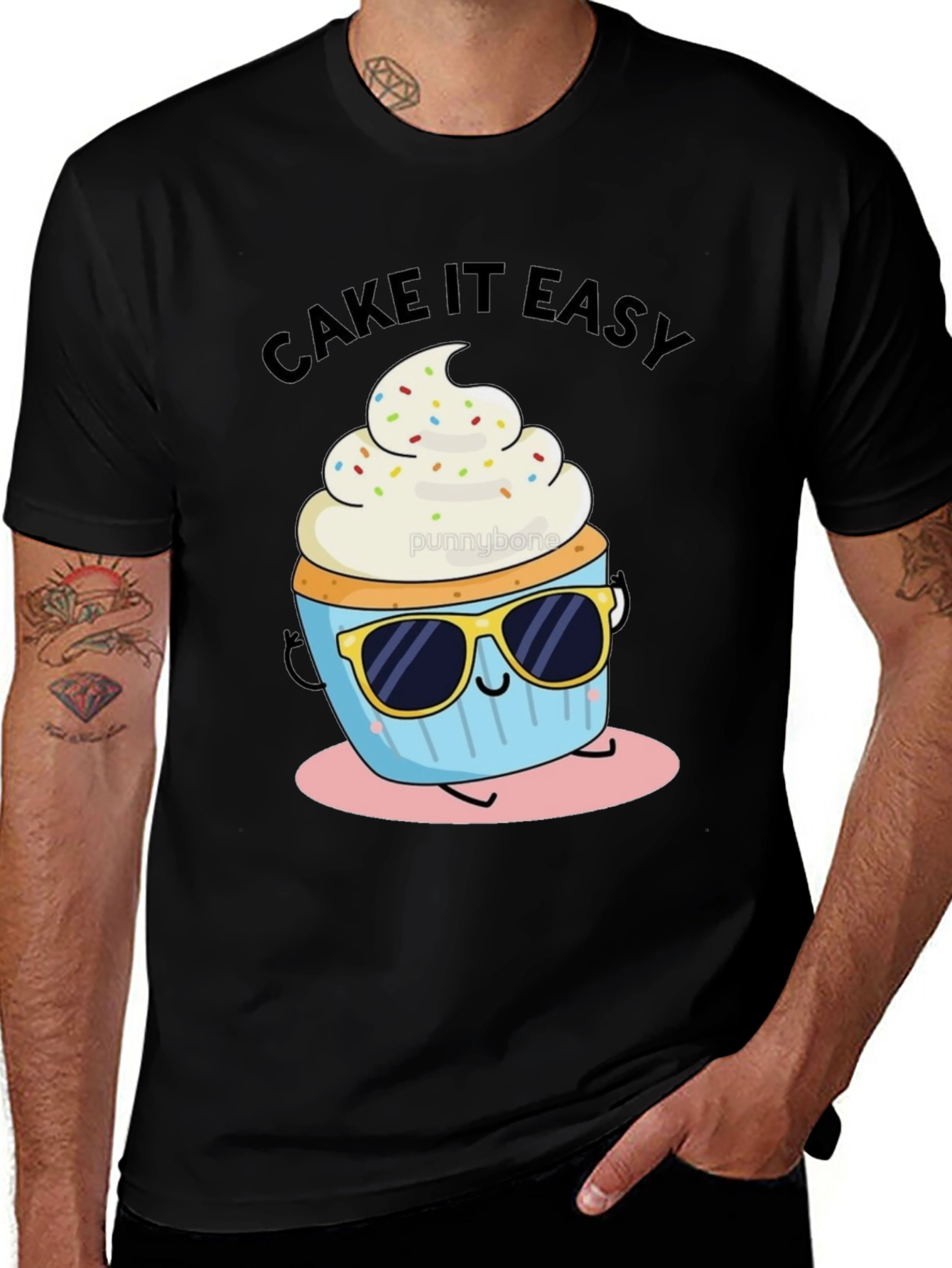 Cake It Easy Funny Cupcake T-Shirt
