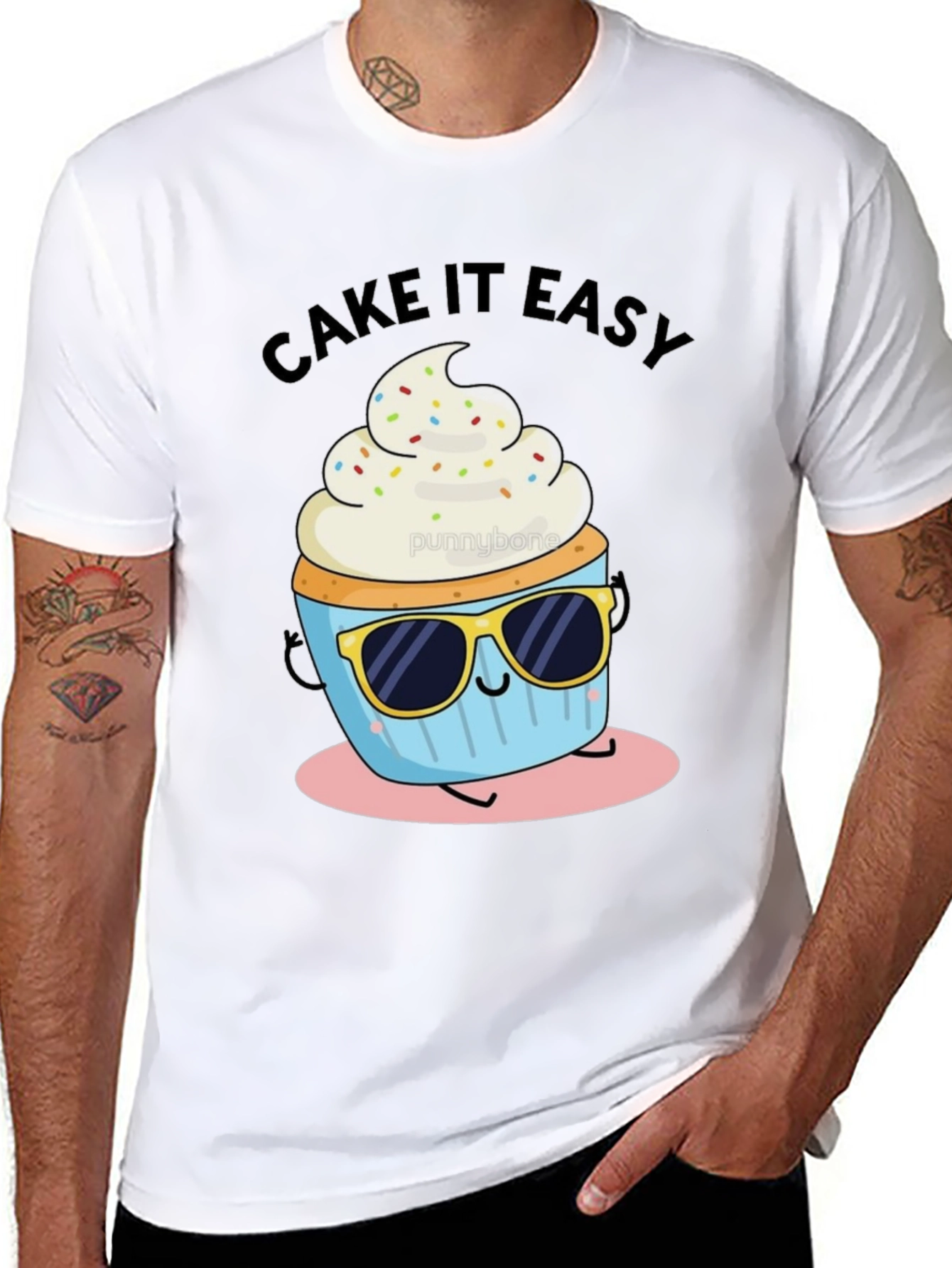 Cake It Easy Funny Cupcake T-Shirt