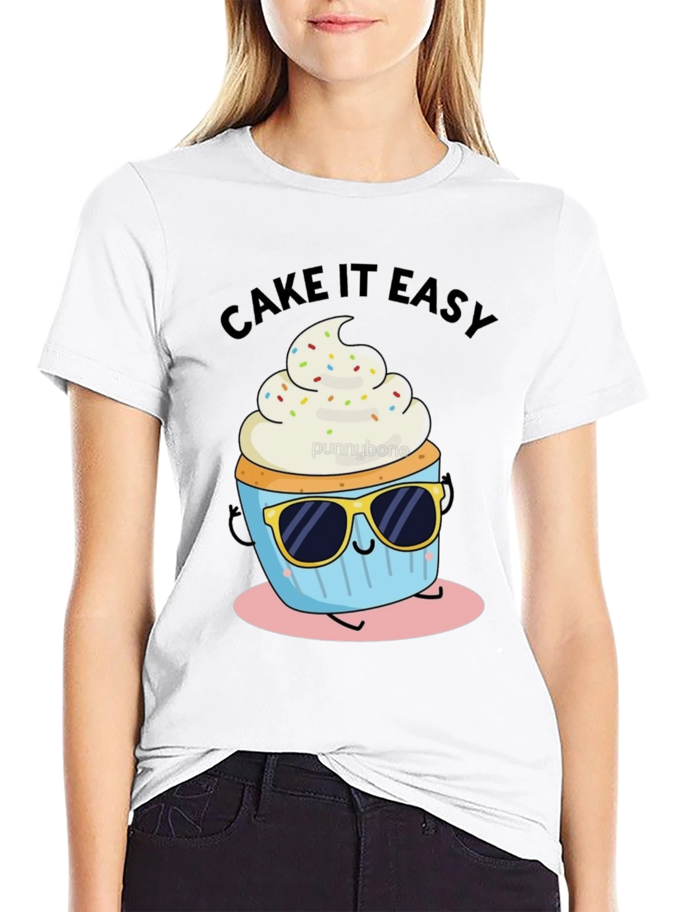 Cake It Easy Funny Cupcake T-Shirt