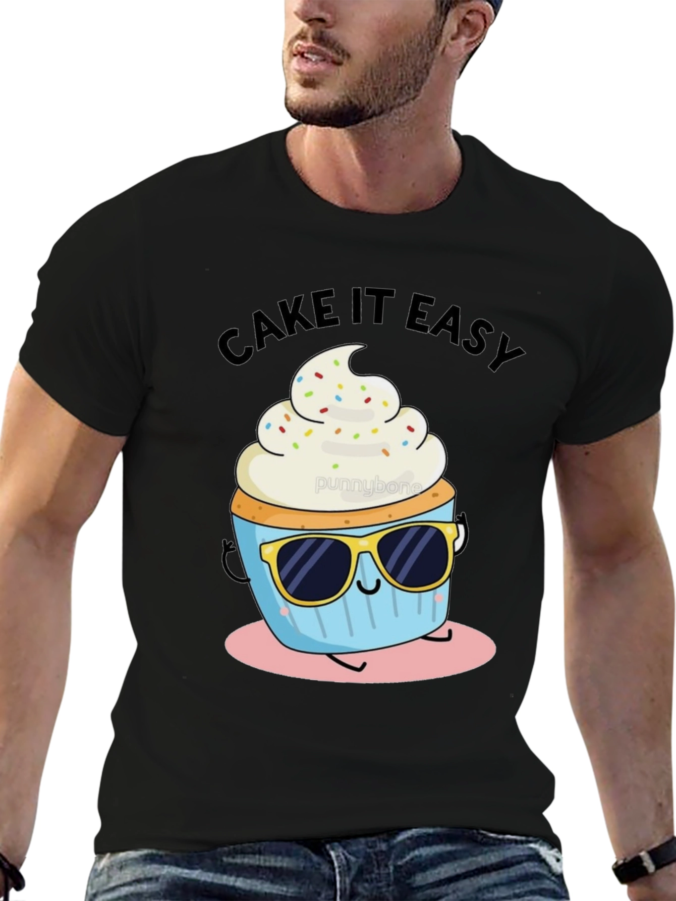 Cake It Easy Funny Cupcake T-Shirt