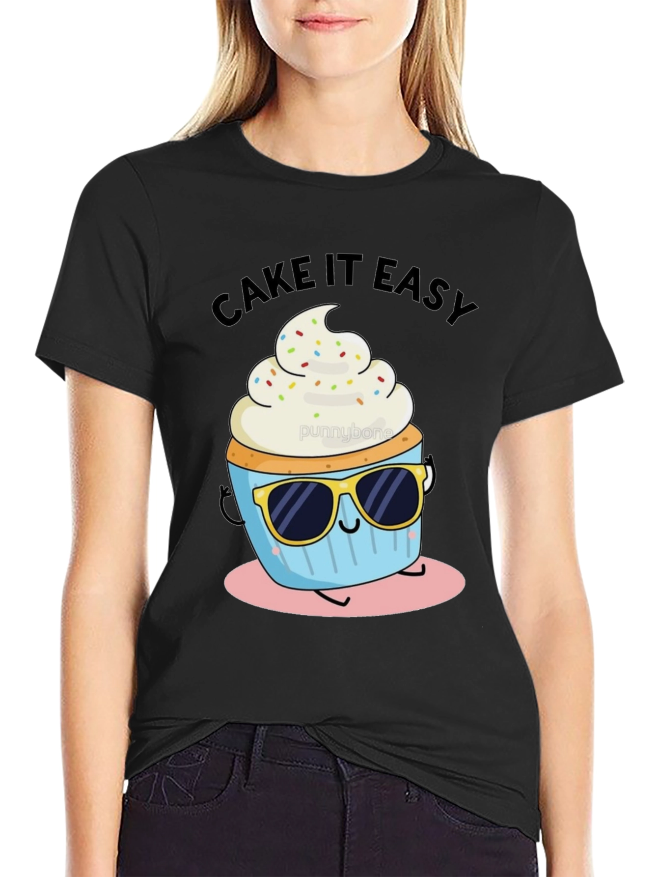 Cake It Easy Funny Cupcake T-Shirt