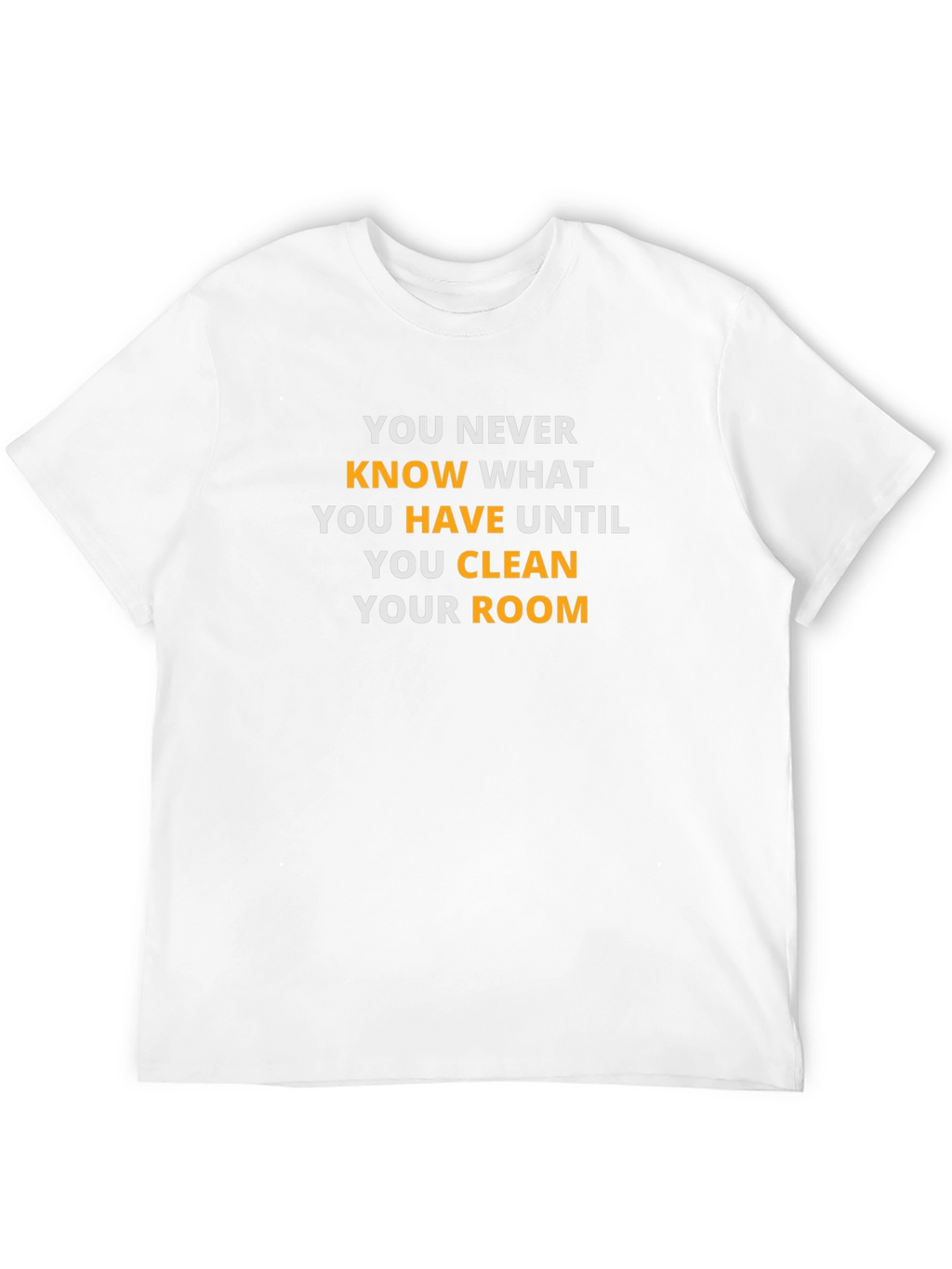 Clean Your Room Crew Neck T-Shirt