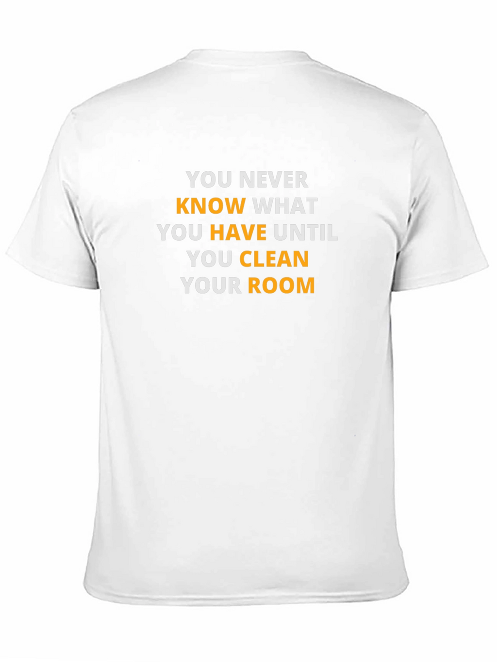 Clean Your Room Crew Neck T-Shirt