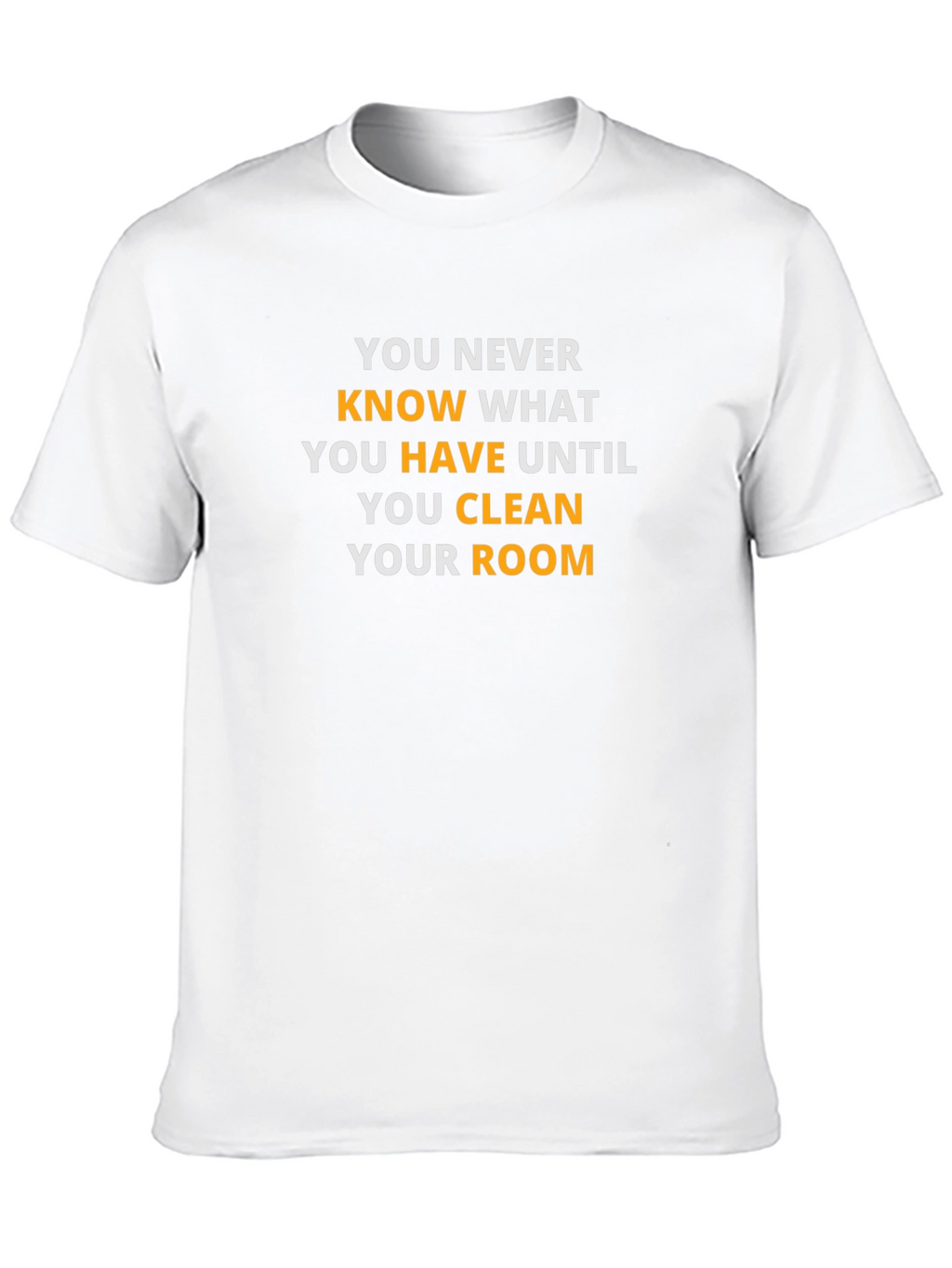 Clean Your Room Crew Neck T-Shirt
