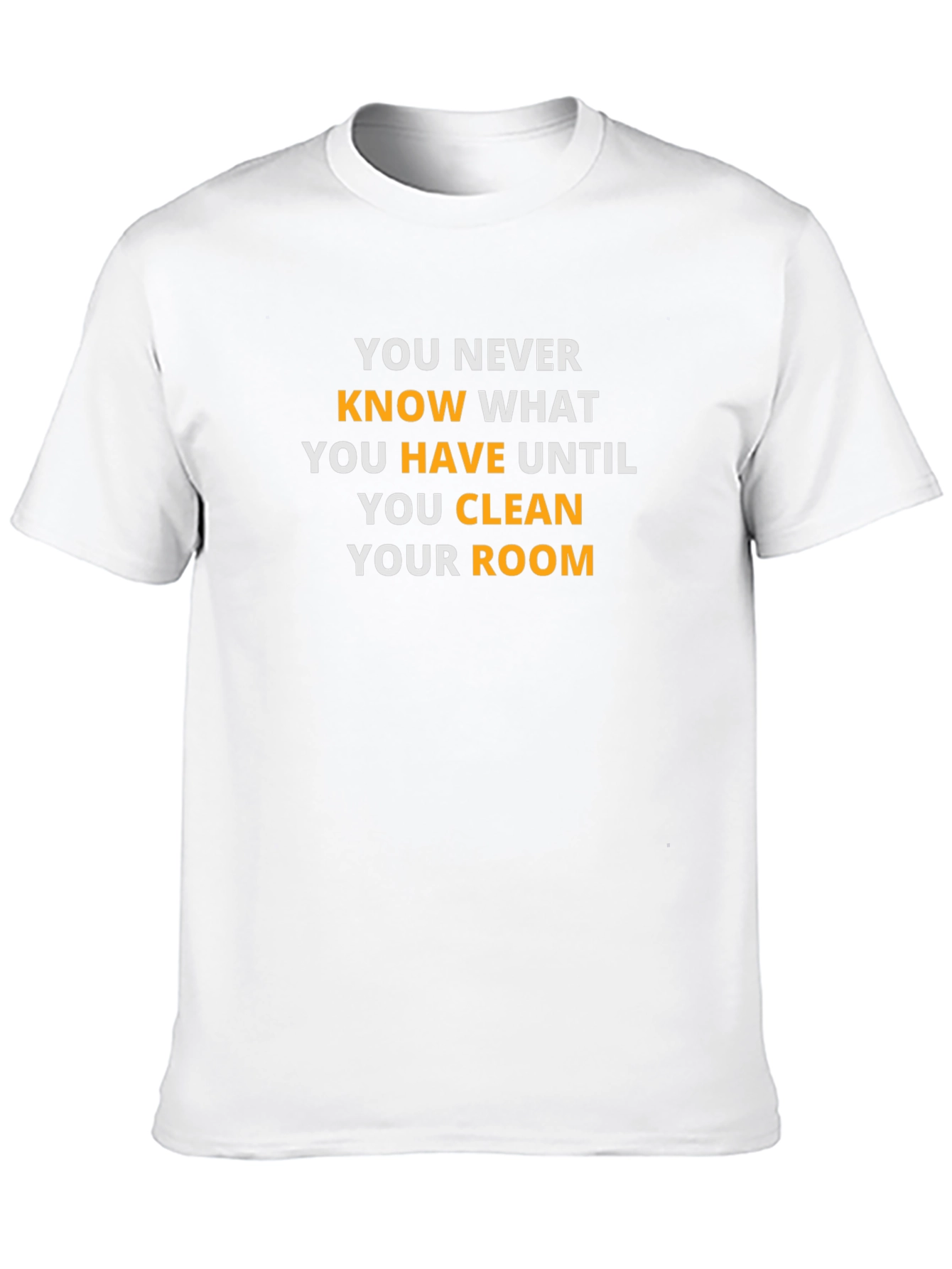 Clean Your Room Crew Neck T-Shirt
