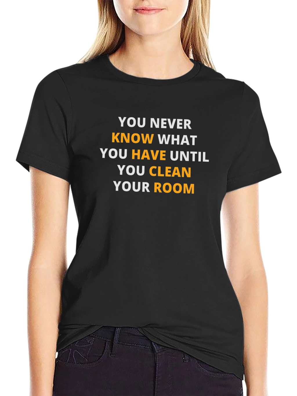 Clean Your Room Crew Neck T-Shirt