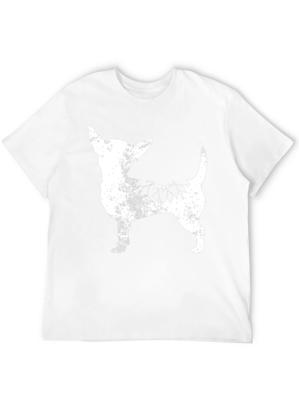 Chihuahua Sunflower Black Graphic Tee
