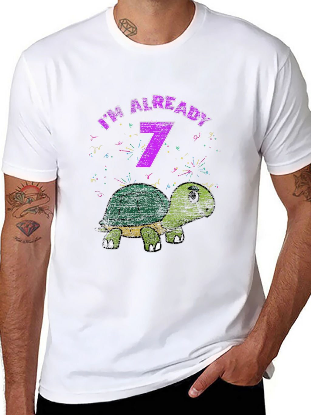 Im Already 7 Turtle Birthday T-Shirt