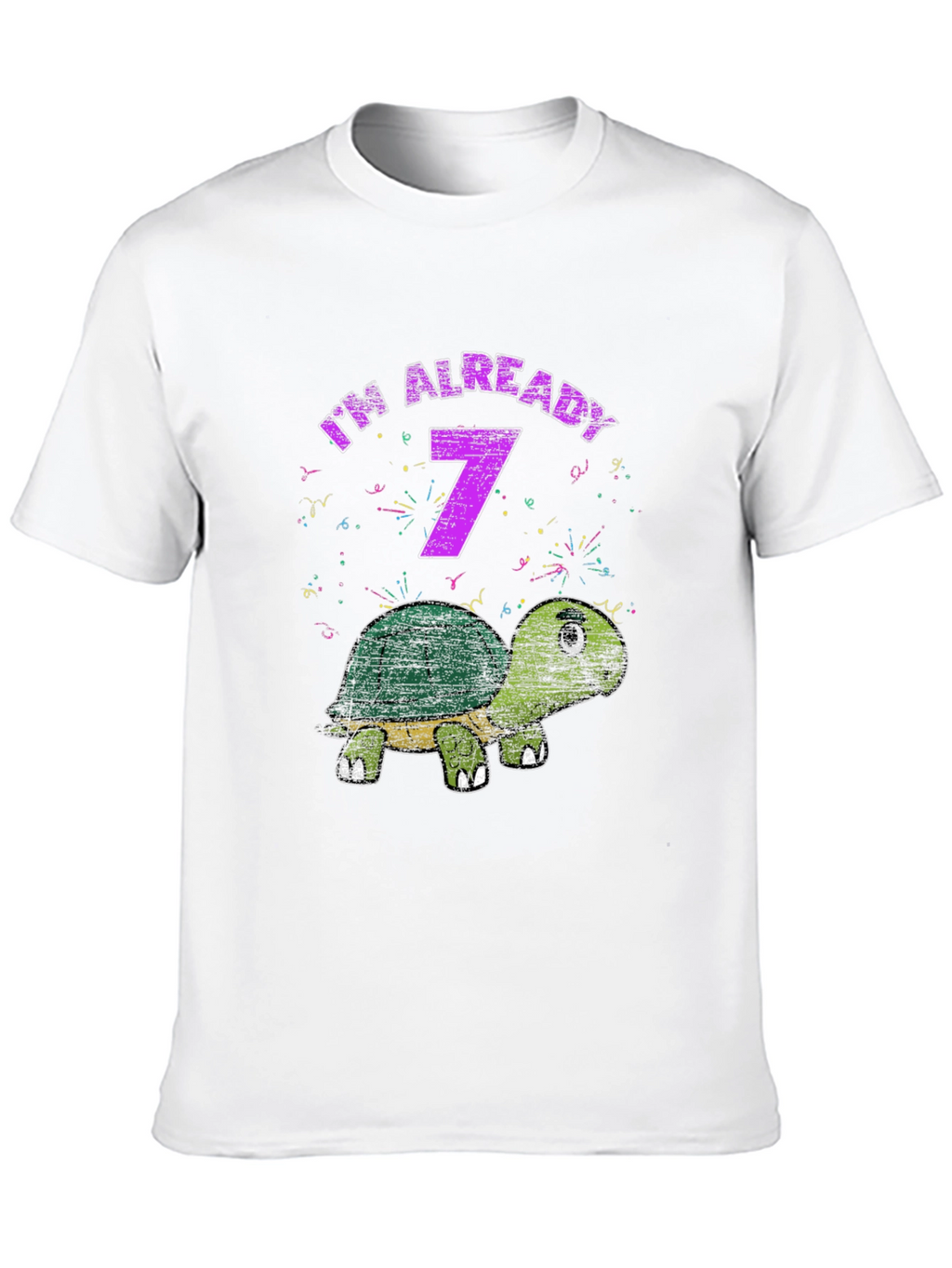 Im Already 7 Turtle Birthday T-Shirt
