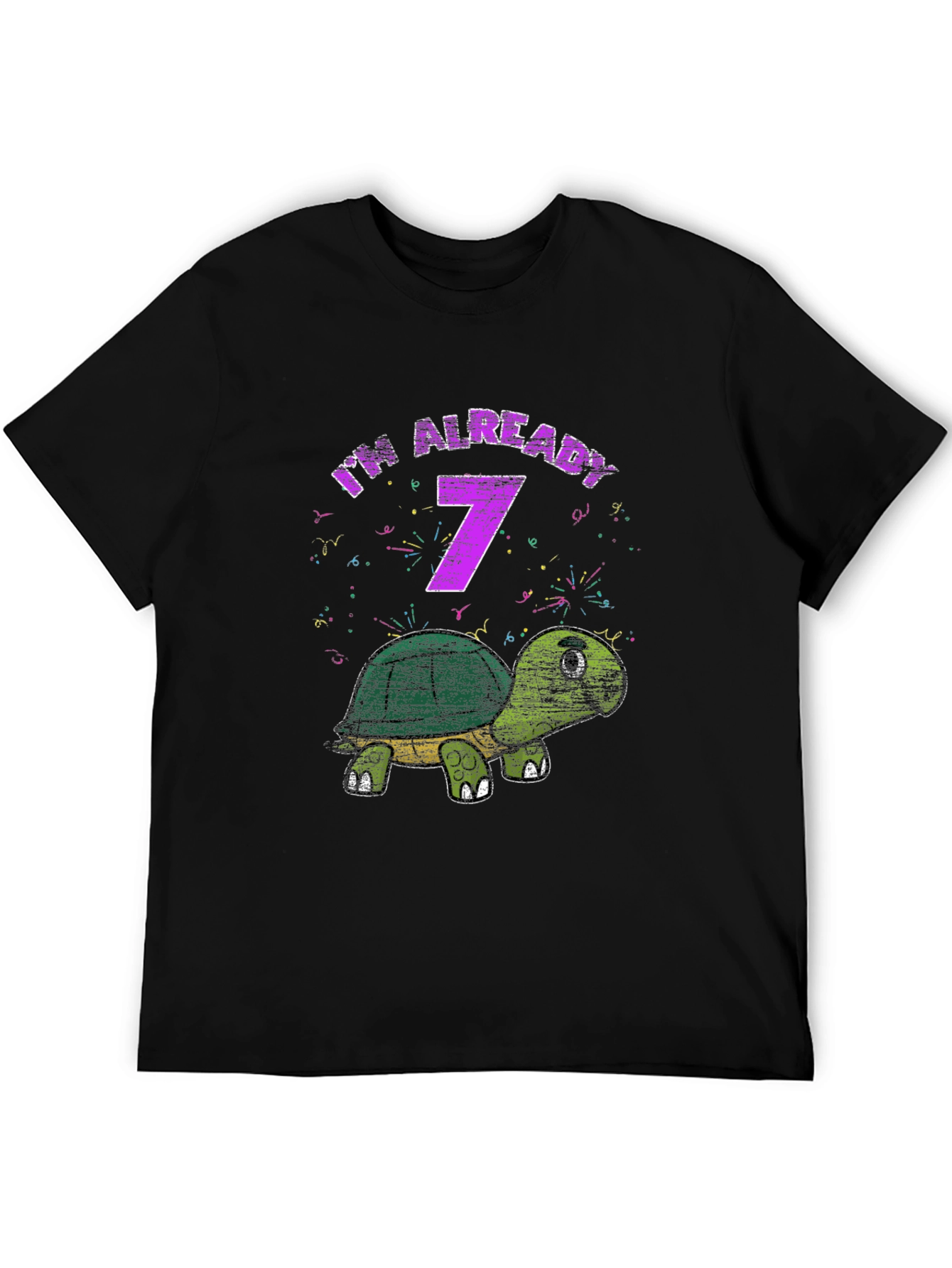 Im Already 7 Turtle Birthday T-Shirt