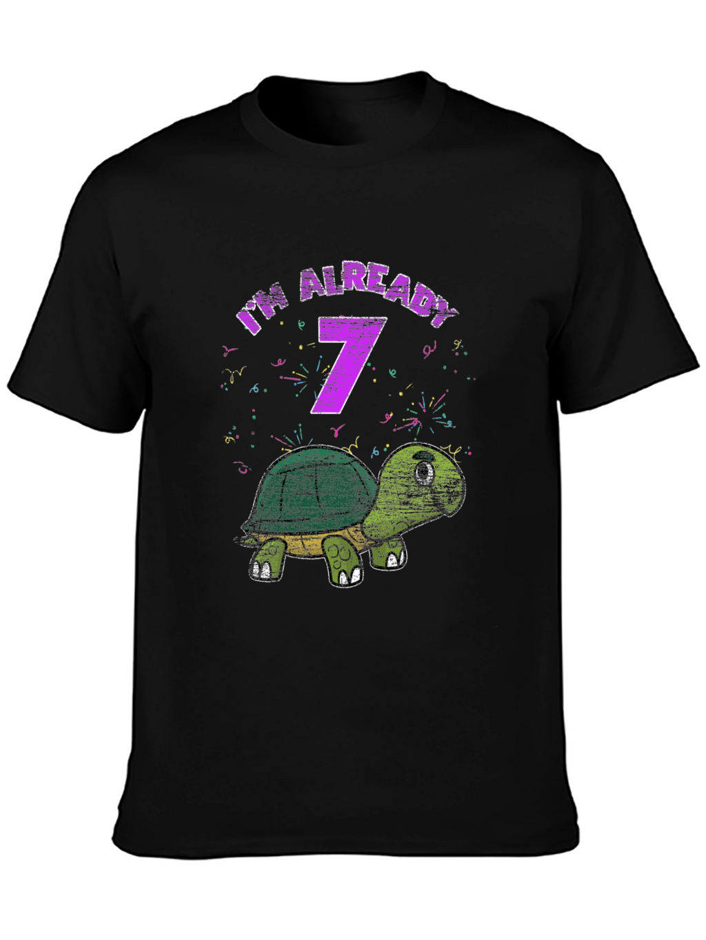 Im Already 7 Turtle Birthday T-Shirt