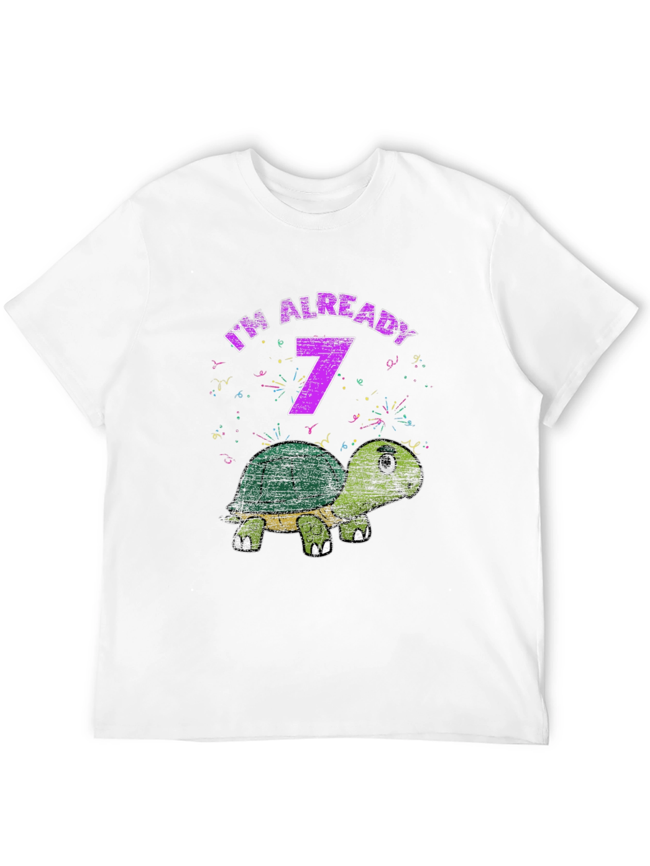 Im Already 7 Turtle Birthday T-Shirt