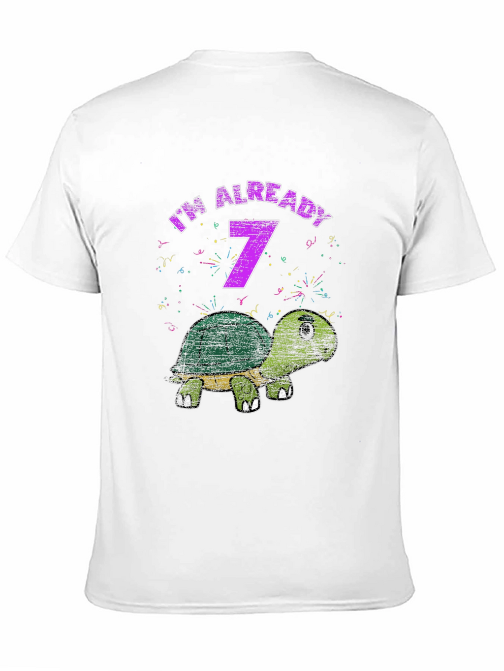 Im Already 7 Turtle Birthday T-Shirt