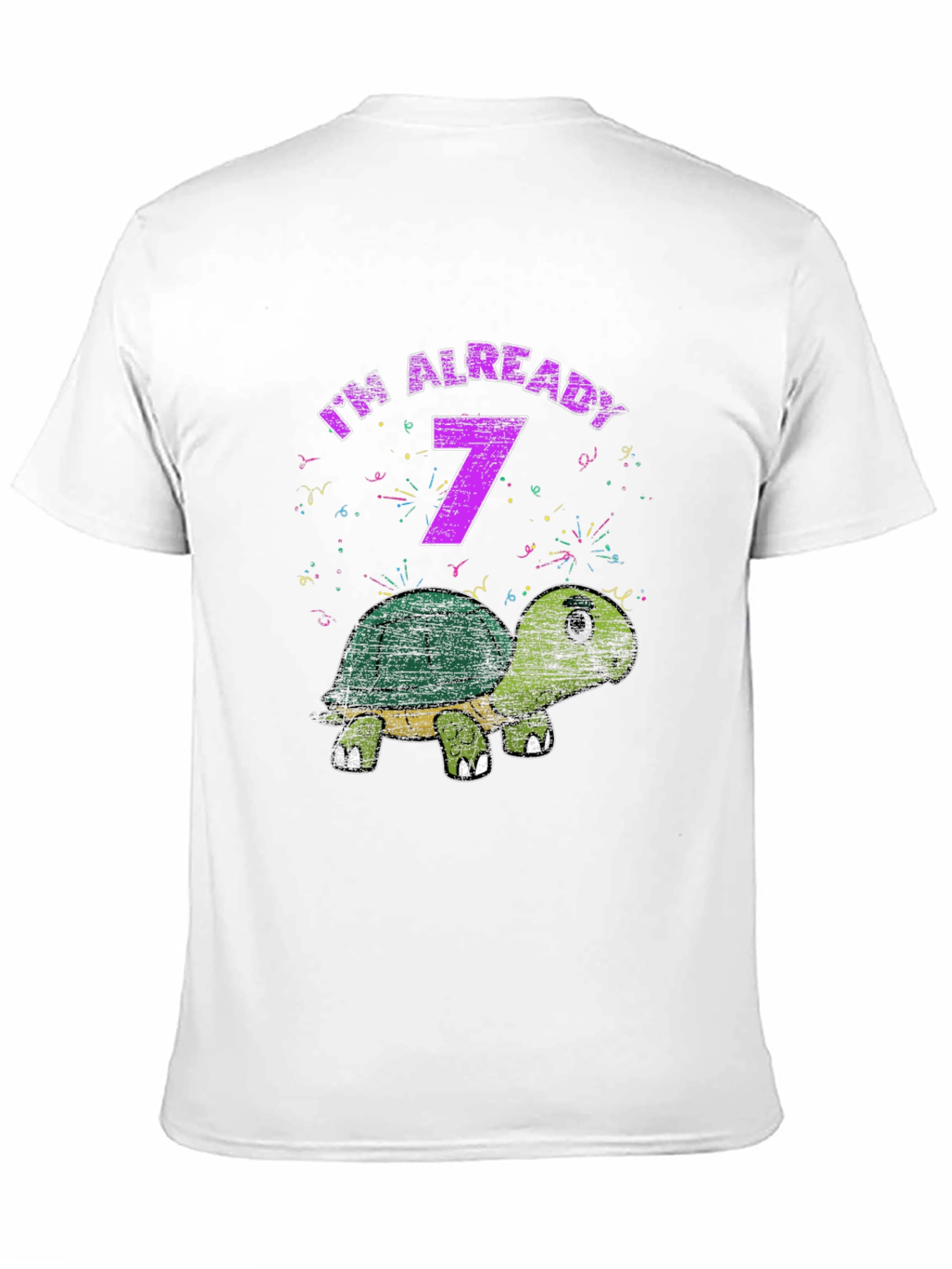 Im Already 7 Turtle Birthday T-Shirt