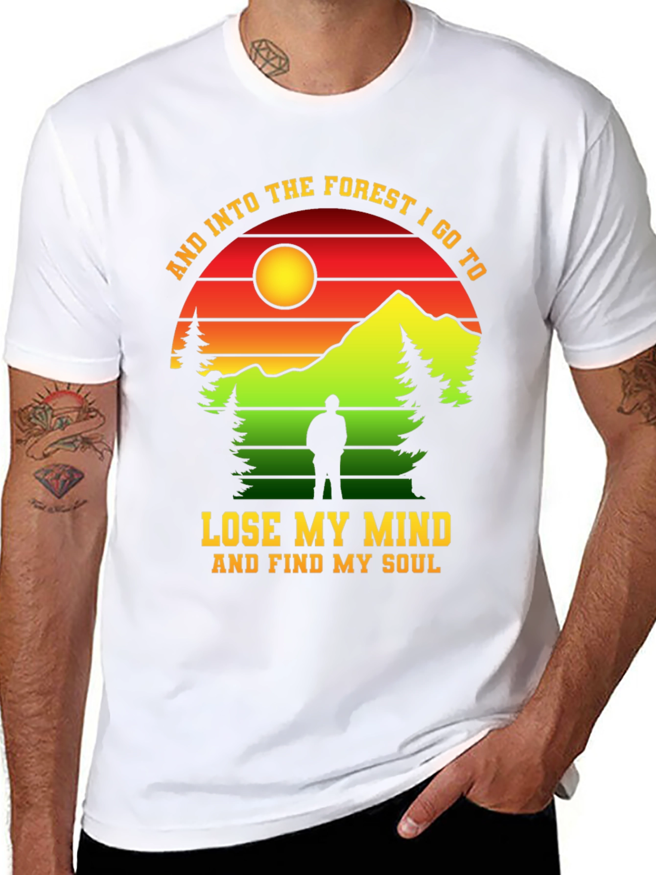 Forest Graphic T-Shirt: Lose My Mind Find My Soul