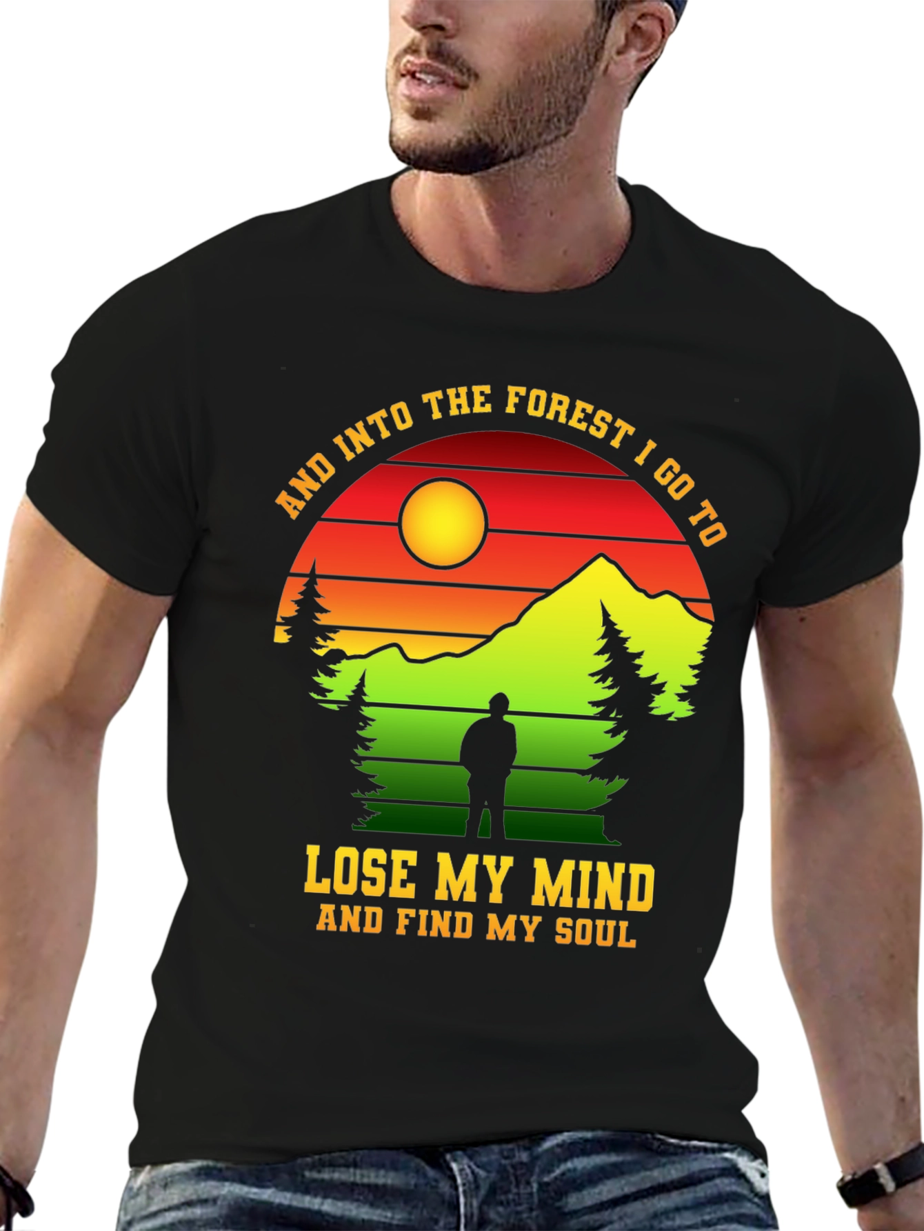 Forest Graphic T-Shirt: Lose My Mind Find My Soul
