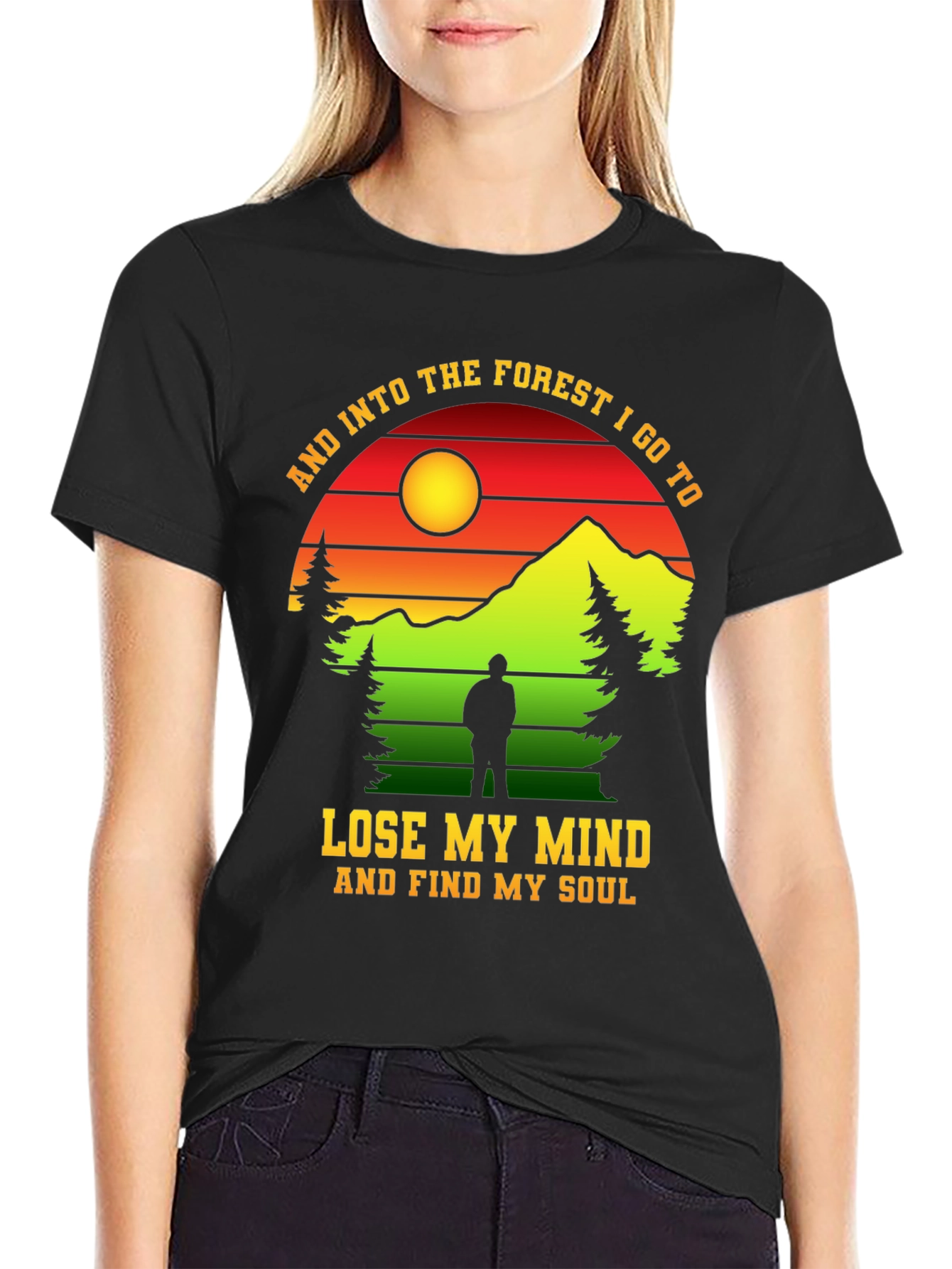 Forest Graphic T-Shirt: Lose My Mind Find My Soul
