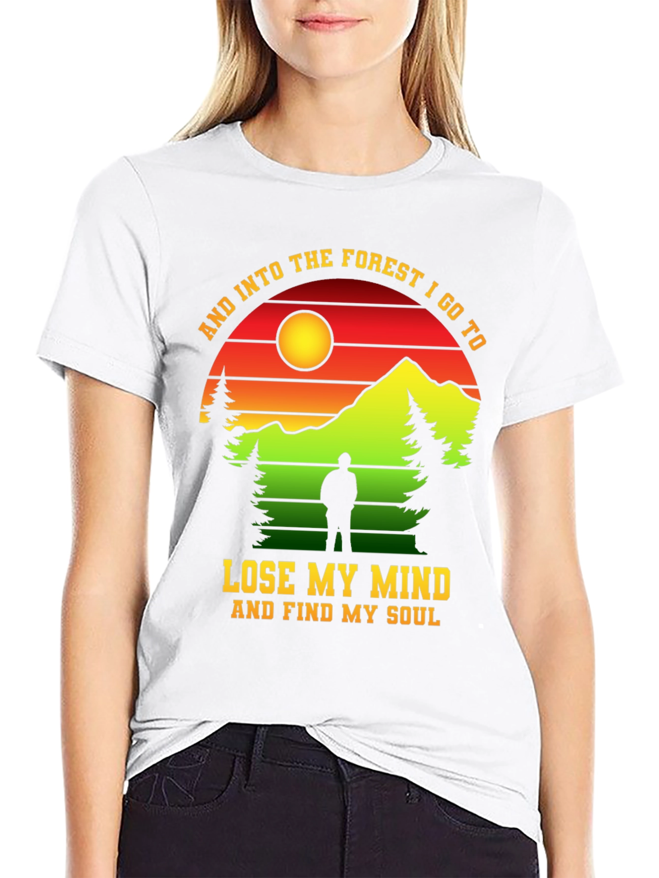 Forest Graphic T-Shirt: Lose My Mind Find My Soul