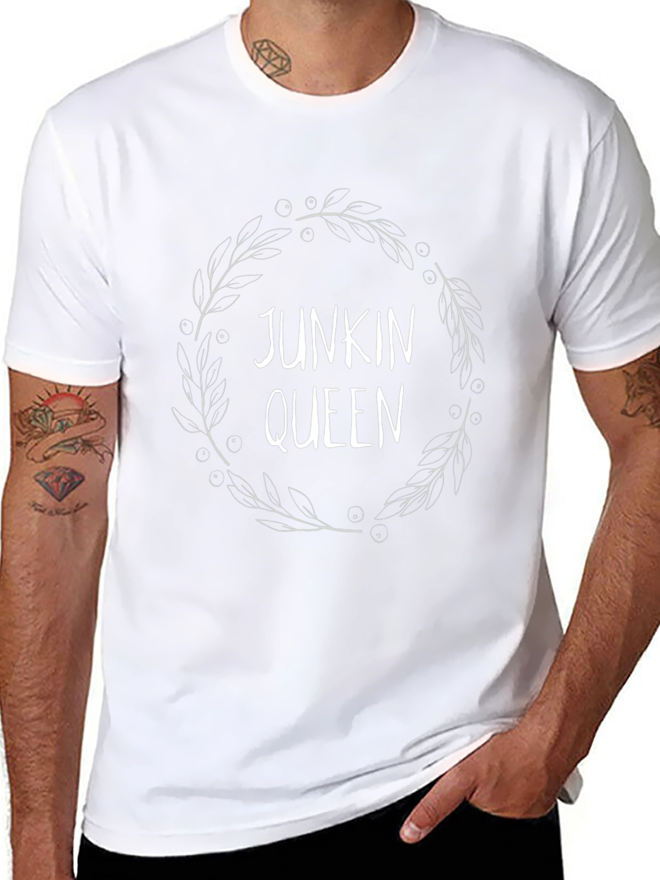 Junkin Queen Black Graphic Tee