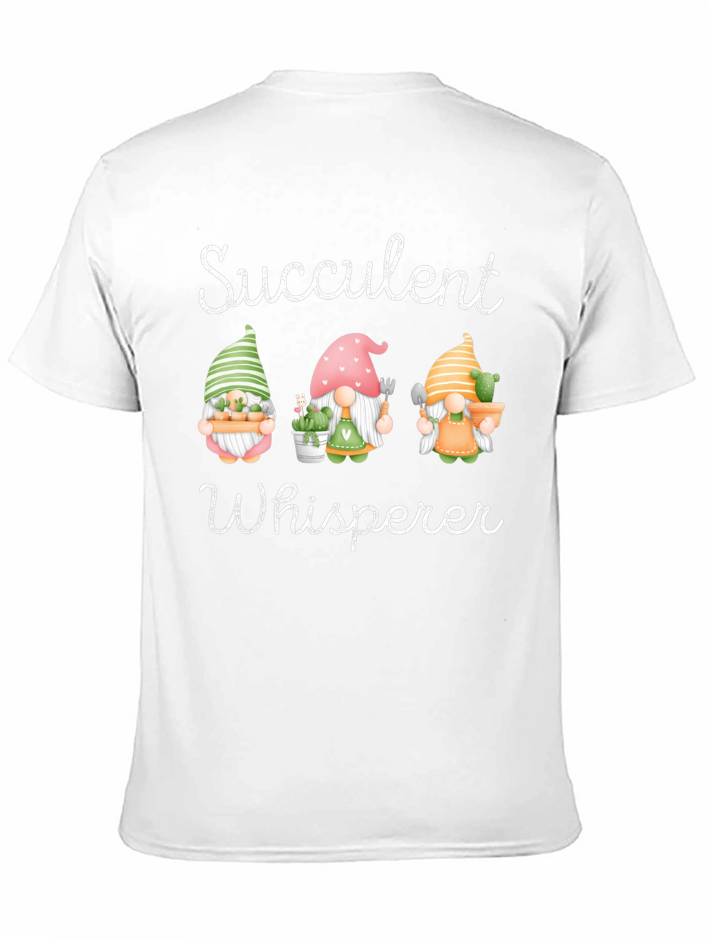 Succulent Whisperer T-Shirt Garden Gnome Tee