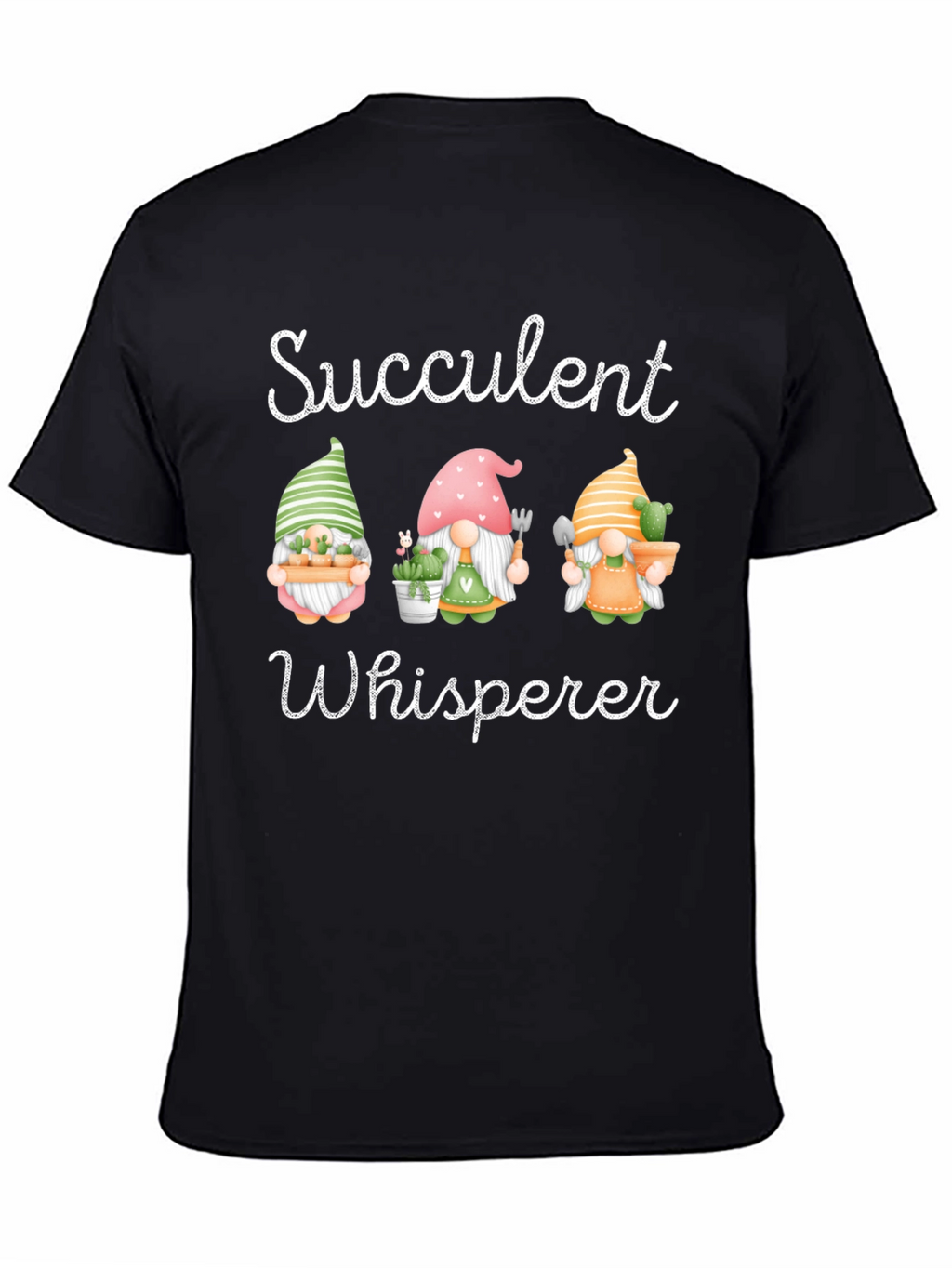 Succulent Whisperer T-Shirt Garden Gnome Tee
