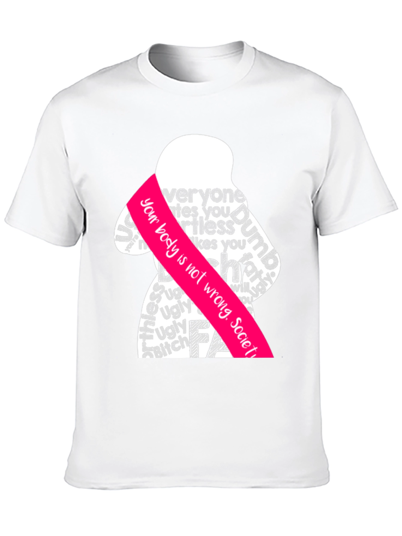 Body Positive Graphic Tee - Anti-Shaming