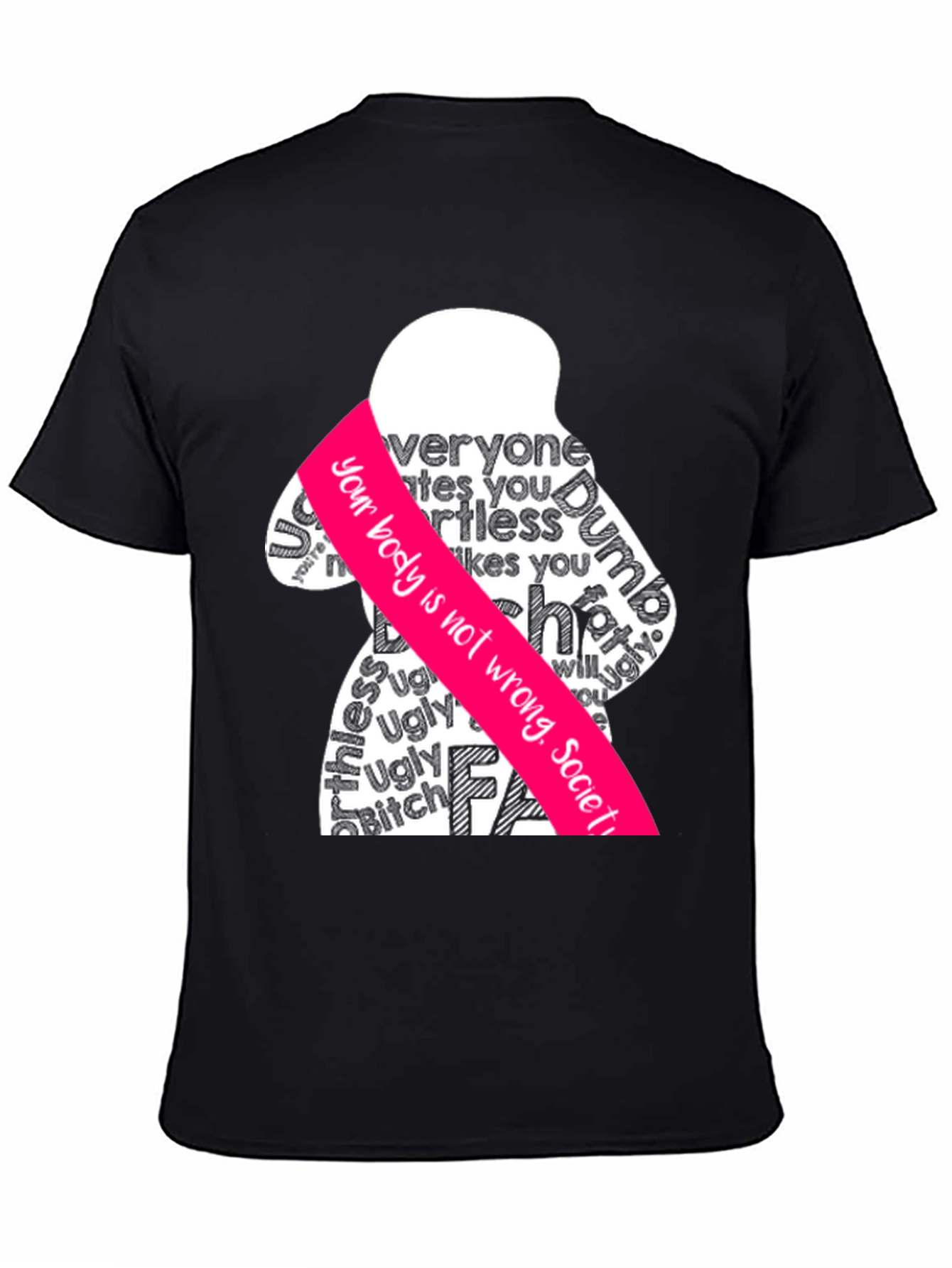 Body Positive Graphic Tee - Anti-Shaming