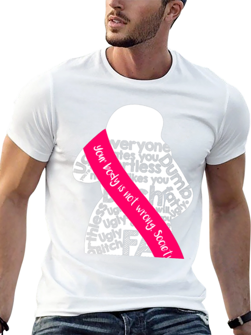 Body Positive Graphic Tee - Anti-Shaming