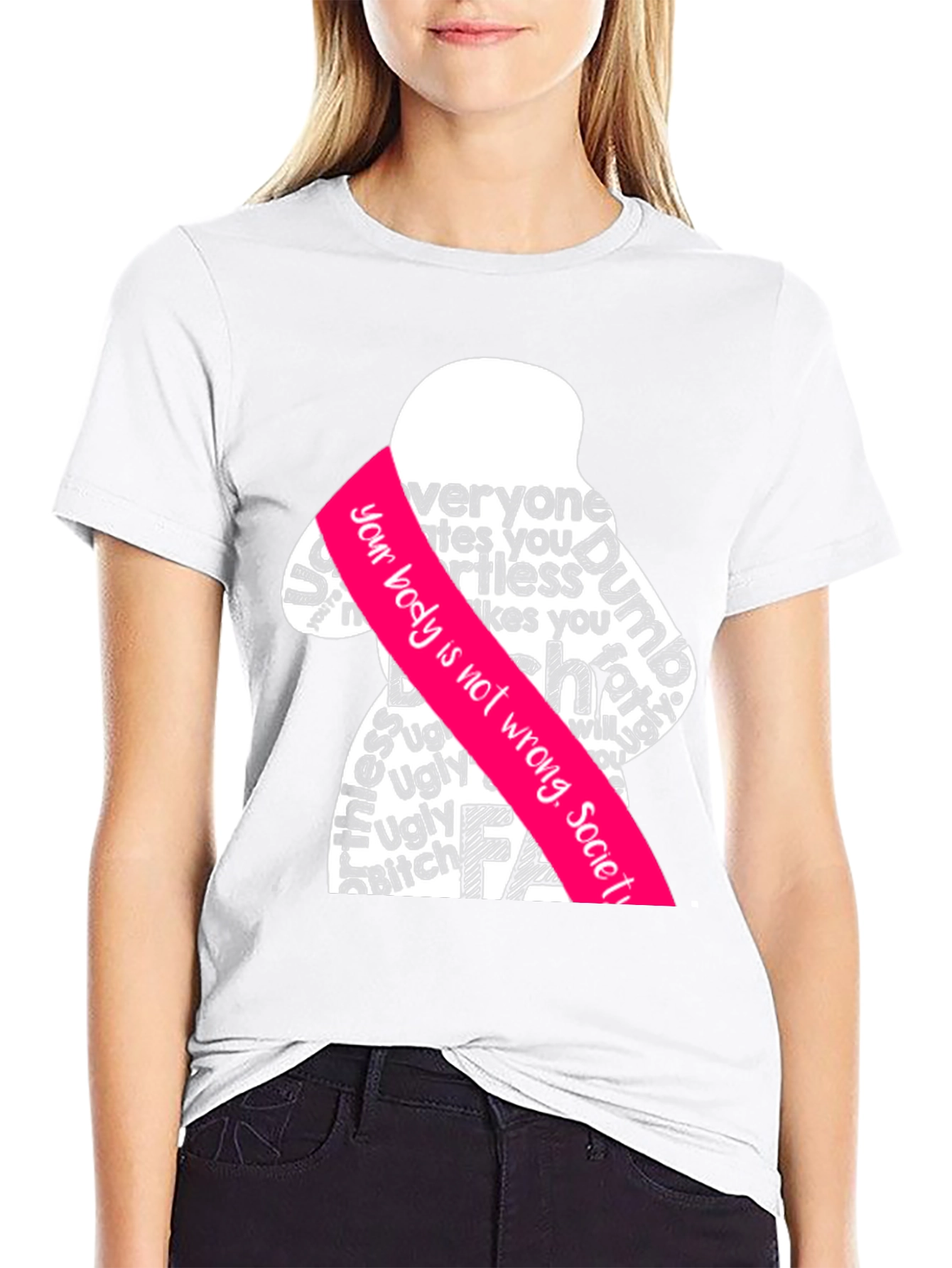 Body Positive Graphic Tee - Anti-Shaming