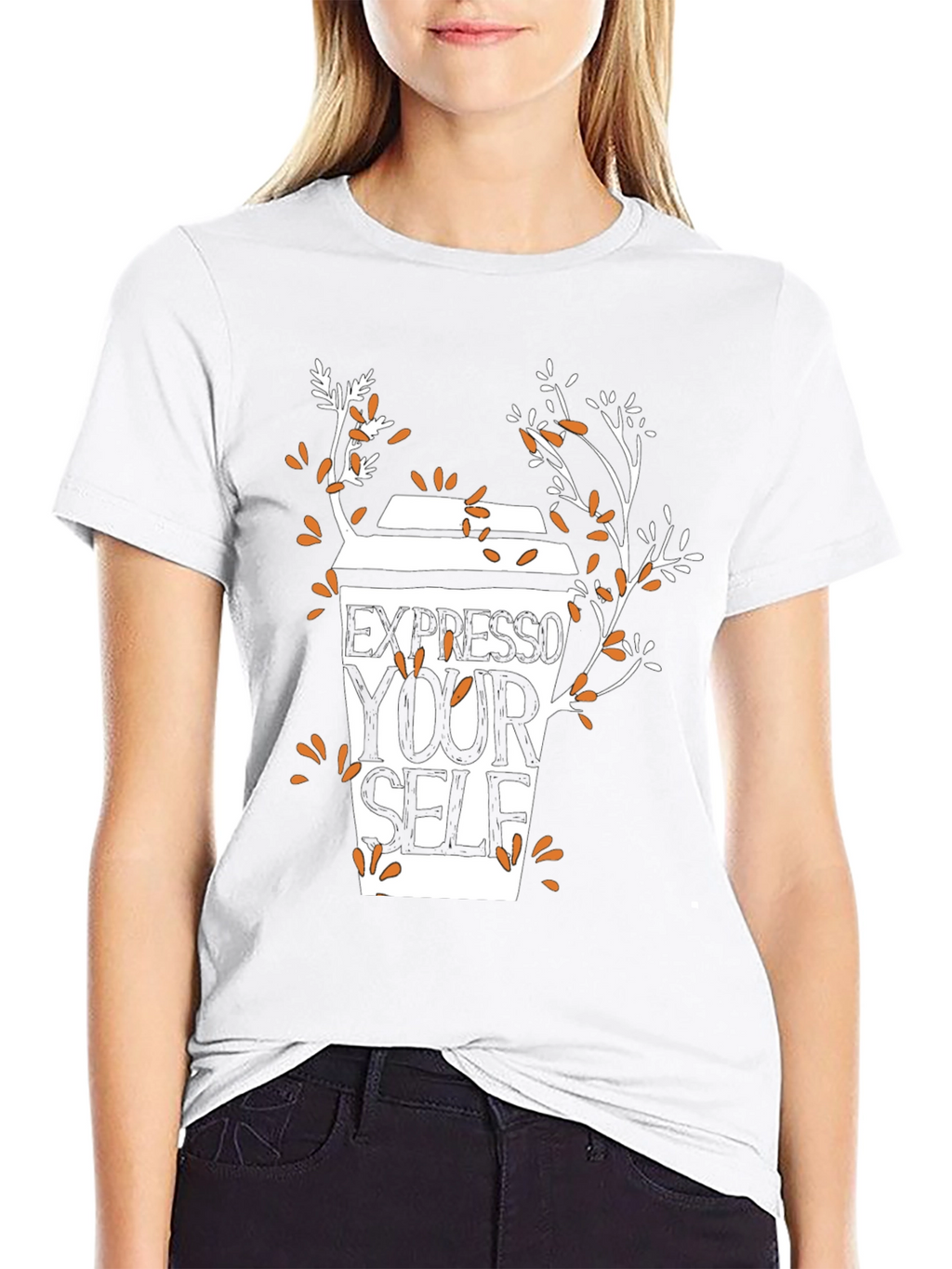 Expresso Yourself Black Graphic Tee