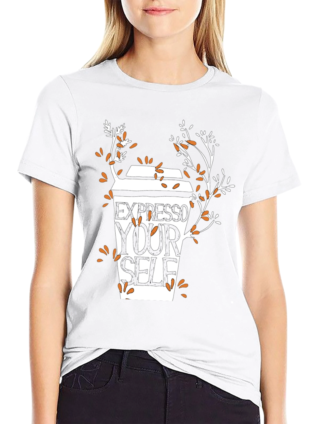 Expresso Yourself Black Graphic Tee