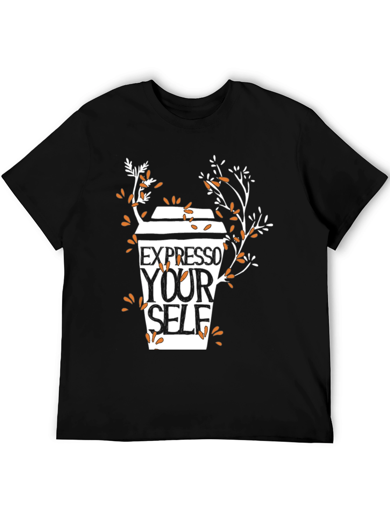 Expresso Yourself Black Graphic Tee