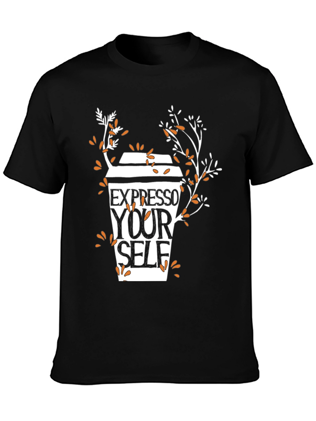 Expresso Yourself Black Graphic Tee